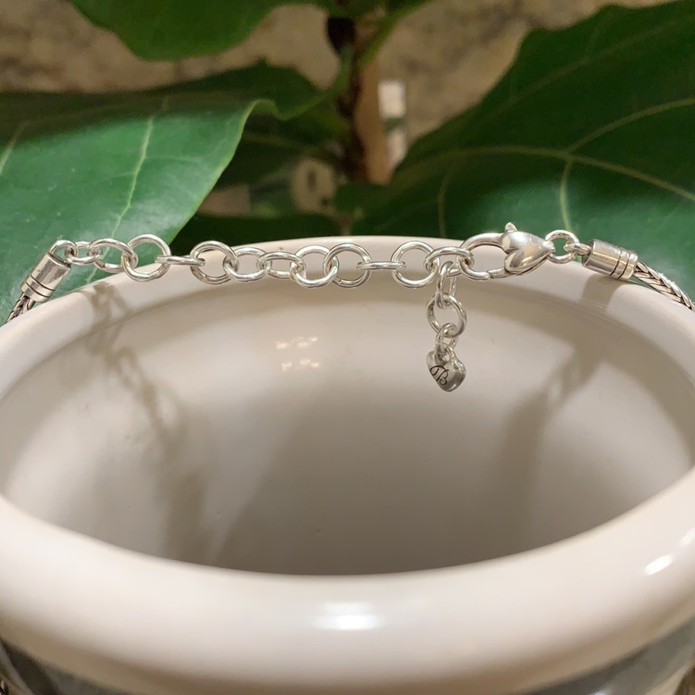 Brighton Interlocking Silver Necklace (Reversible) - image 3